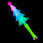 13" Flashing Christmas Tree Wand - Image 3