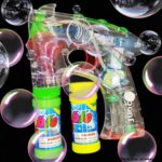 Clear Bubble Gun with Light - Image 2