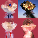 Led Light up Balloon Rose Bouquet - Image 2