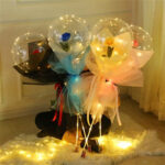 Led Light up Balloon Rose Bouquet