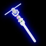 12 Piece Lightup Christmas Snowman Windmill Wands - Image 2