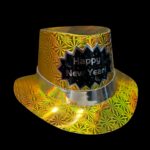 72 Happy New Year Metallic Top Hats - Image 2