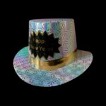 72 Happy New Year Metallic Top Hats - Image 4